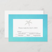 Cartes De Réponse Starfish Rsvp (Devant / Derrière)