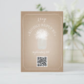 Cartes de respiration pour bébé Code Mason Jar QR (Debout devant)