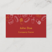 Cartes de restauration d'aliments de préparation (Devant)