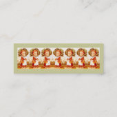 CARTES DE RESTAURATION DE CAFÉ DE FEMME DE (Dos)