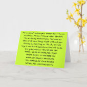 Cartes de retraite amusantes (Fleur jaune)