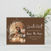 Cartes de Romantique Terreux Vert de Sauvegarde de (Debout devant)