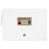 Cartes de rose de rose (Dos Horizontal)