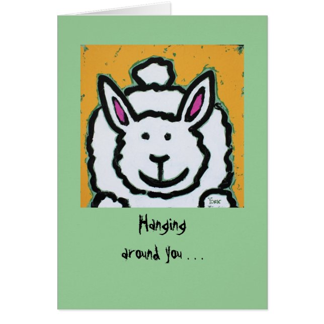 cartes de rougissement de lapin (Devant)
