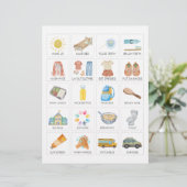 Cartes de routine du matin pour les enfants (Debout devant)