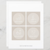 Cartes de routine quotidienne pour enfants Tableau (Devant / Derrière)