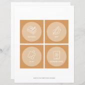 Cartes de routine quotidiennes pour enfants - Enfa (Devant / Derrière)