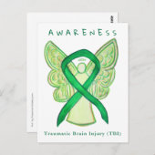 Cartes de ruban de sensibilisation aux traumatisme (Devant / Derrière)