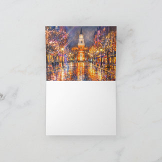 Cartes de rue de l'église de Burlington Vermont