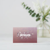 Cartes de Saint-Scripture Jésus effrayant (Debout devant)
