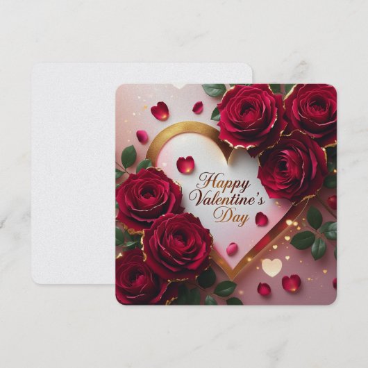 Cartes de Saint Valentin (Devant / Derrière)