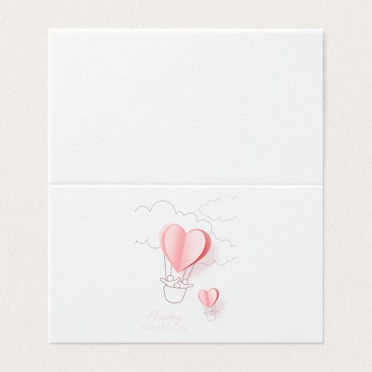 Cartes de Saint Valentin (Outside Unfolded)