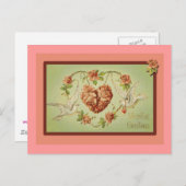 Cartes de Saint-Valentin des Doves et des Coeurs (Devant / Derrière)