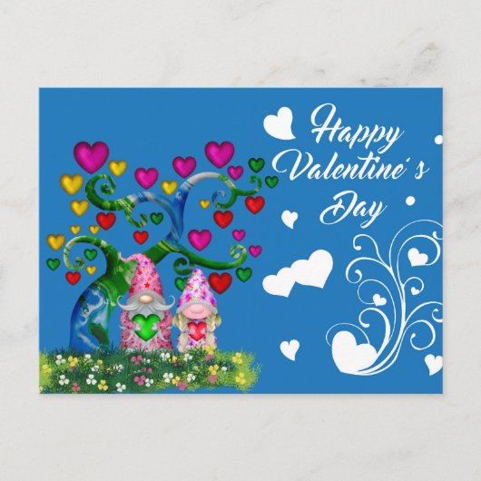 Cartes de Saint-Valentin Gnomes (Devant)