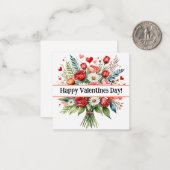 Cartes de Saint-Valentin heureuses, mignonnes, à s (Devant/Arrière en situation)