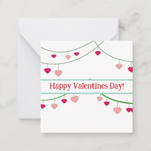 Cartes de Saint-Valentin heureuses, mignonnes, à s (Devant)