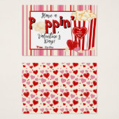 Cartes de Saint Valentin personnalisées (Devant & derrière)