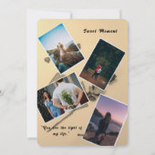 Cartes de Saint Valentin photos de moments heureux (Dos)