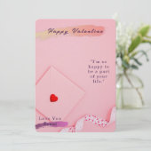 Cartes de Saint Valentin photos de moments heureux (Debout devant)