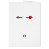 Cartes de Saint-Valentin romantiques à distance (Dos)