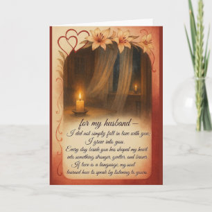 Cartes de Saint-Valentin romantiques pour mon mari