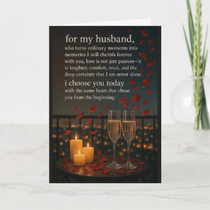 Cartes de Saint-Valentin romantiques pour mon mari