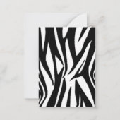 Cartes de Saint Valentin - Set Of 100 - Zebra Prin (Dos)