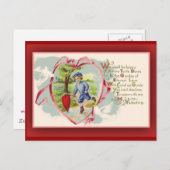 Cartes de Saint-Valentin Vintages nostalgiques (Devant / Derrière)