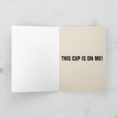 CARTES DE SALUT THÉMATIQUES AU CAFÉ, POUR CARTE CA (Intérieur)