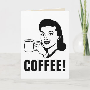 CARTES DE SALUT THÉMATIQUES AU CAFÉ, POUR CARTE CA