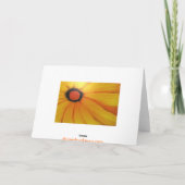 Cartes de salutation Daisy Canvas (Dos)