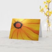 Cartes de salutation Daisy Canvas (Fleur jaune)