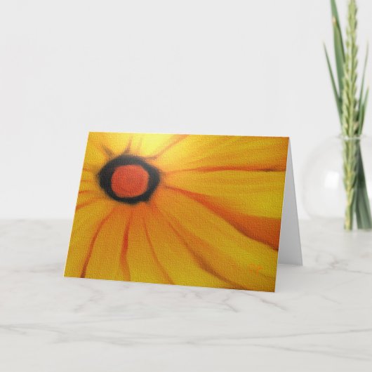 Cartes de salutation Daisy Canvas (Devant)