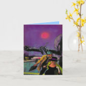 Cartes de salutation et de note de piste (Fleur jaune)