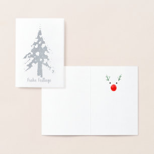 Cartes de sapin de Noël