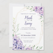 Cartes de sauvegarde à l'aquarelle Hydrangea (Dos)