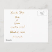 Cartes de sauvegarde de date (Dos)