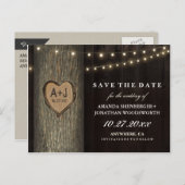 Cartes de sauvegarde de date de chêne grand-père s (Devant / Derrière)