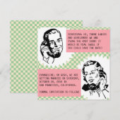Cartes de sauvegarde de date de couple de potins r (Devant / Derrière)