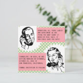 Cartes de sauvegarde de date de couple de potins r (Debout devant)