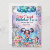 Cartes de sauvegarde de date de Fée Magique (Dos)