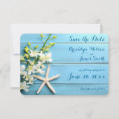 Cartes de sauvegarde de date de Tiny Round Starfis (Dos)