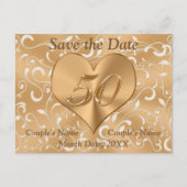 Cartes de sauvegarde de date personnalisées pour 5 (Devant)