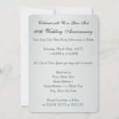 Cartes de sauvegarde de date pour les 60 ans de ma (Dos)