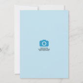 Cartes de sauvegarde de date Vagues bleues avec vo (Dos)