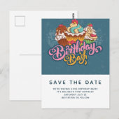 Cartes de sauvegarde de gâteau délicieux de style  (Devant / Derrière)