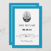 Cartes de sauvegarde de la date de la place Jackso (Devant / Derrière)