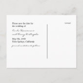 Cartes de sauvegarde de la date des oiseaux d'amou (Dos)