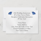 Cartes de sauvegarde de la date pour les 65 ans de (Dos)