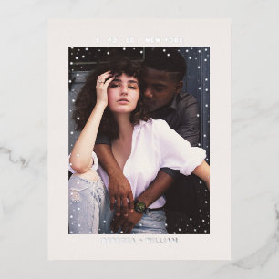 Cartes de sauvegarde de mariage avec photo personn